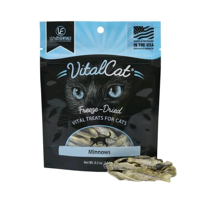 Vital Essentials Vital Cat Freeze Dried Grain Free Minnows Cat Treats