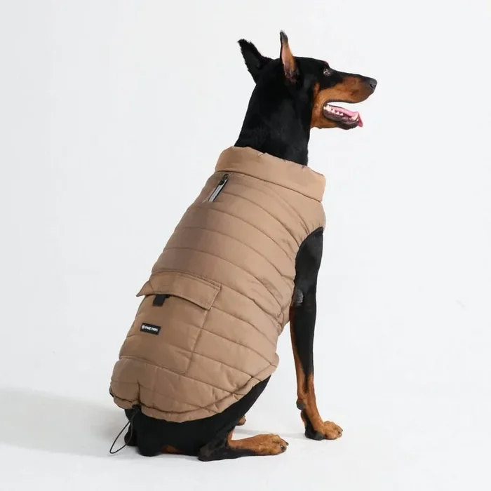 WarmShield Water-Resistant Jacket – Tan