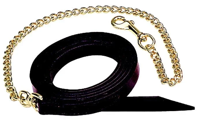 Weaver Leather Lead with Stud Chain