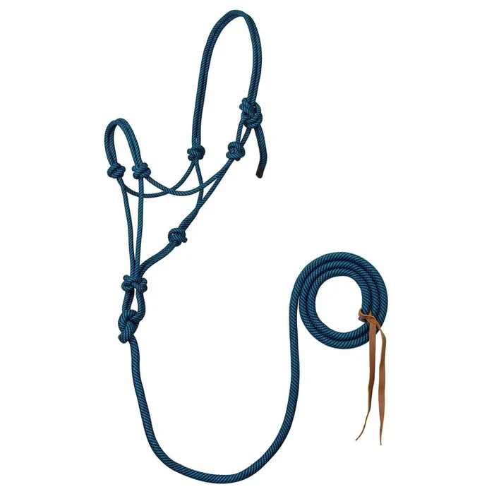 Weaver Poly Rope Horse Halter with Lead