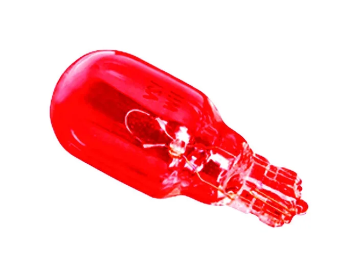 WEDGE BULB 4W RED 4PK