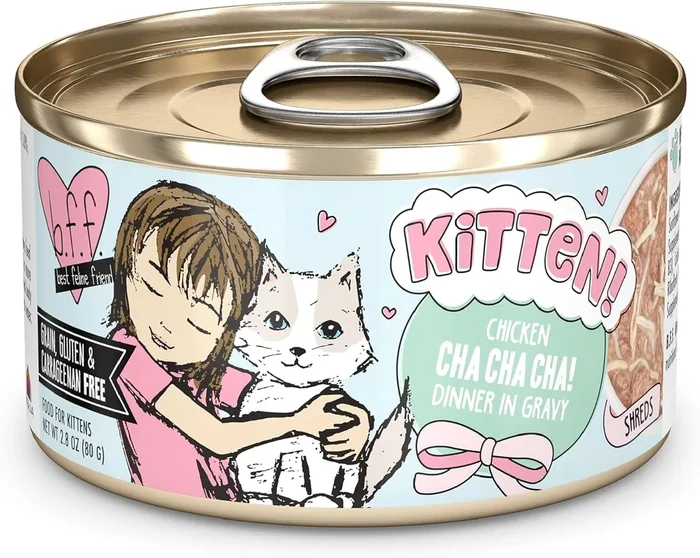 Weruva BFF CHA CHA CHA Chicken in Gravy Kitten Canned Cat Food – 2.8 Oz – Case of 12