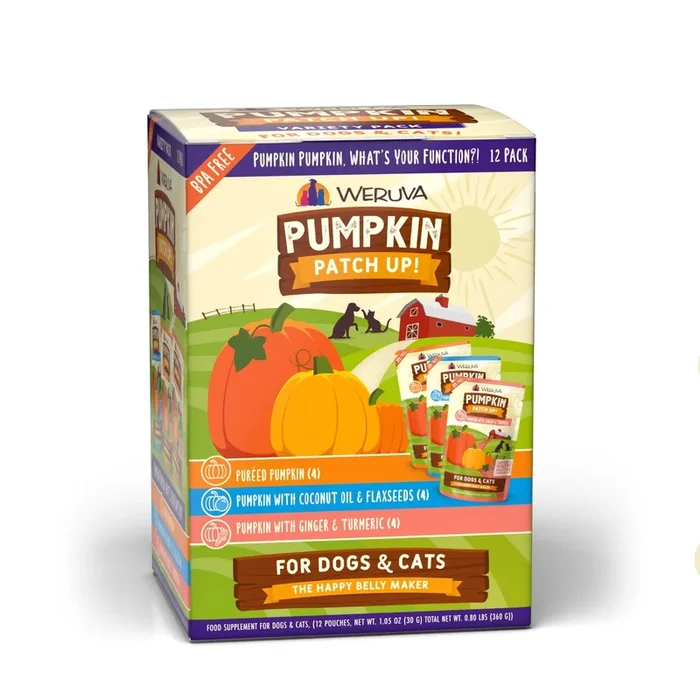 Weruva Dog and Cat Pumpkin Variety Pack Wet Pet Food – 1.05 Oz – Case of 12