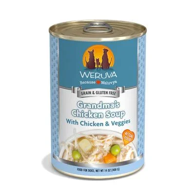 Weruva Grandma’s Chicken Soup Canned Dog Food – 14 Oz – Case of 12