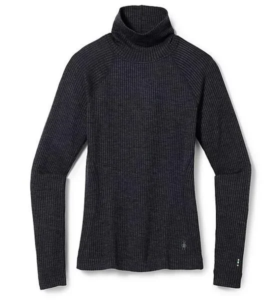 Womens Thermal Merino Rib Turtleneck
