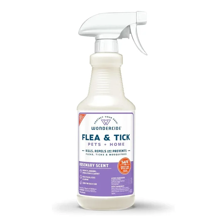 Wondercide – Flea, Tick & Mosquito Spray for Pets + Home – 4 oz Rosemary