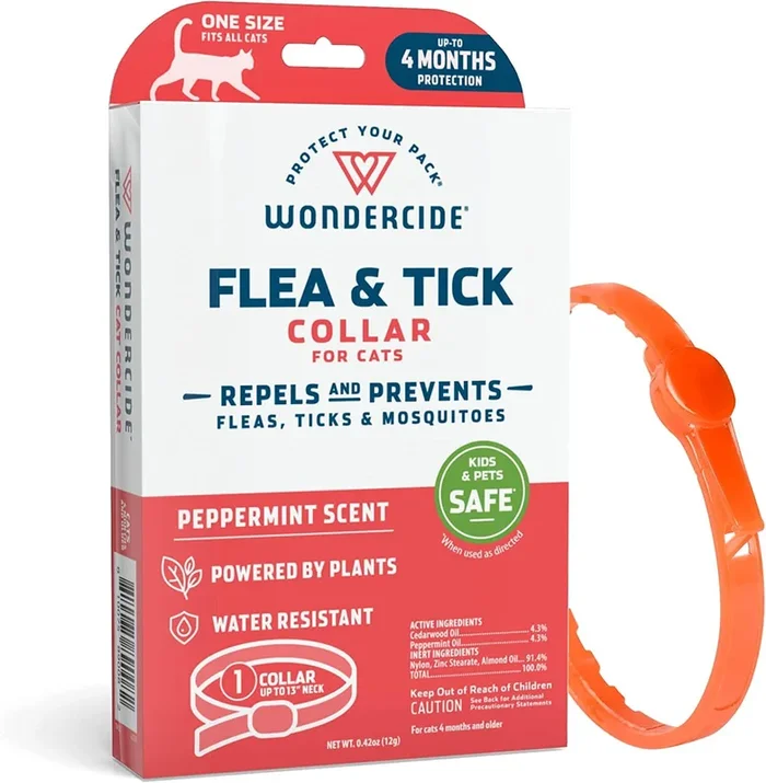 Wondercide Flea & Tick Collar for Cats – Peppermint