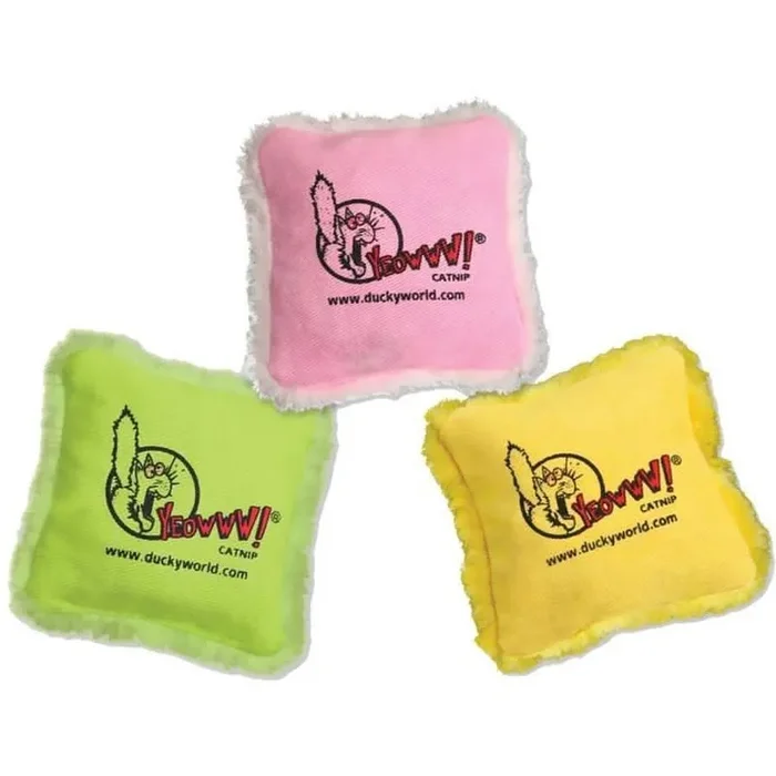 Yeowww Catnip Pillow Pink 2.5 “