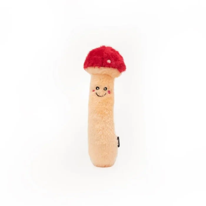Zippy Paws Kickerz Mushroom Plush Catnip Cat Toy – Small