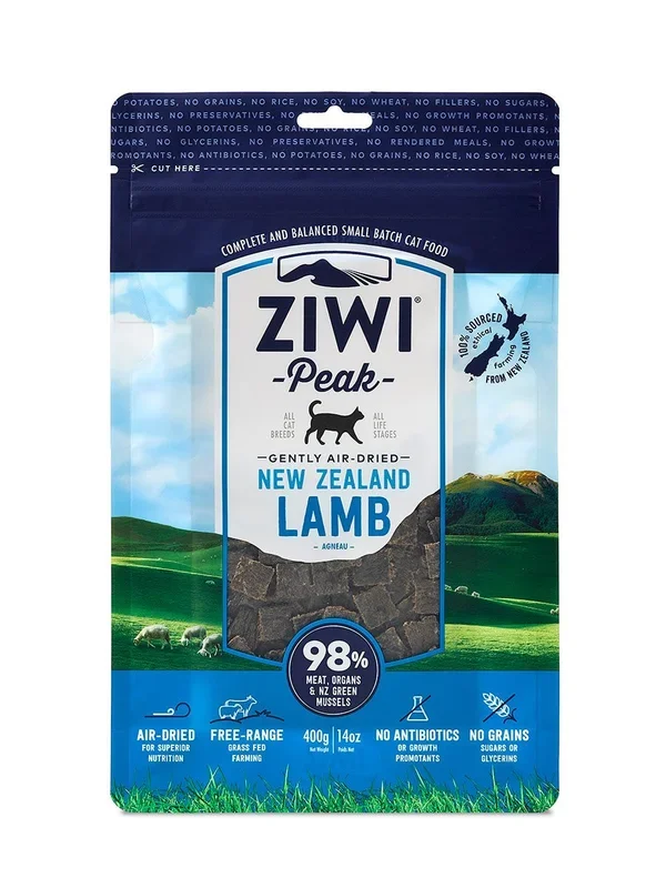 Ziwi Peak Air-Dried Cat Food Lamb – 14 Oz