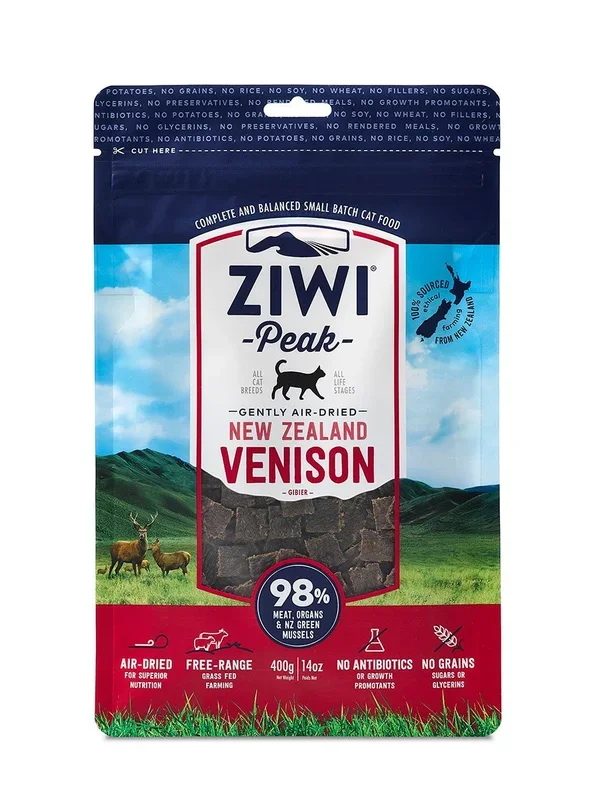 Ziwi Peak Air-Dried Cat Food Venison – 14 Oz