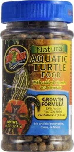 Zoo Med Laboratories Growth Formula Natural Aquatic Turtle Food – 1.85 Oz