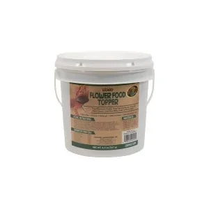 Zoo Med Laboratories Lizard Flower Food Topper Flaked Reptile Food – 8.5 Oz