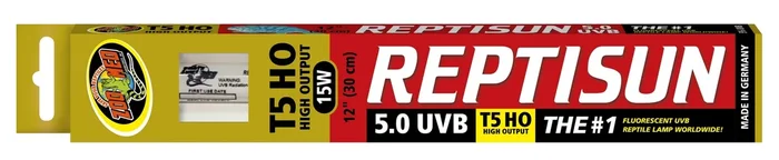 Zoo Med Laboratories ReptiSun T5 5.0 High-Output Terrarium Replacement Bulbs – 15 Watt – 12 Inch