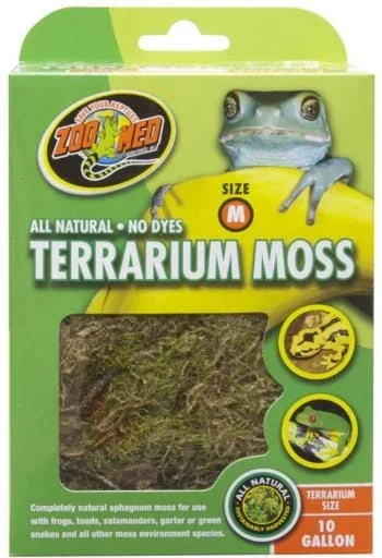 Zoo Med Laboratories Terrarium Moss for Amphibians & Wetland Environment Reptiles – 10 Gal